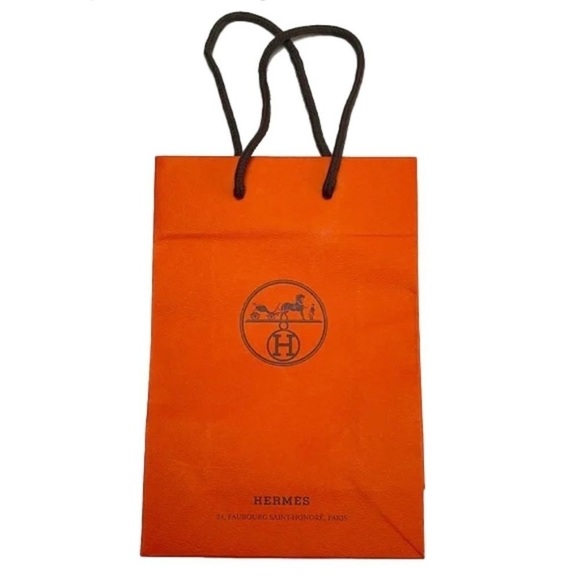 🆕 NEW HERMES Extravagent Gift Bag Size 6" × 8.5" - Picture 1 of 5